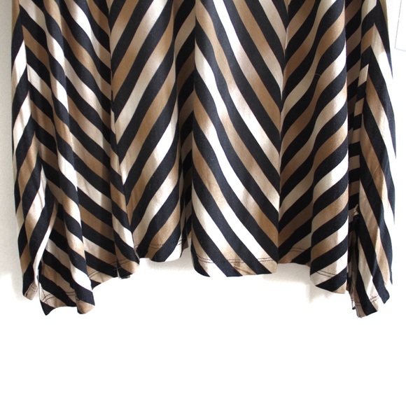 Dana Buchman BNWT Rest Camel Striped Loose Fitted Top 1X - Picture 5 of 7